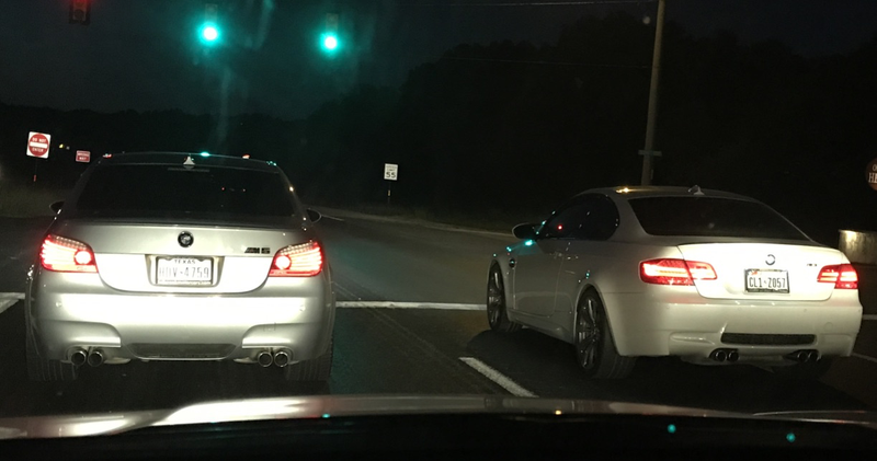 Snapped right as the light turned green. I think we all know what happened next.